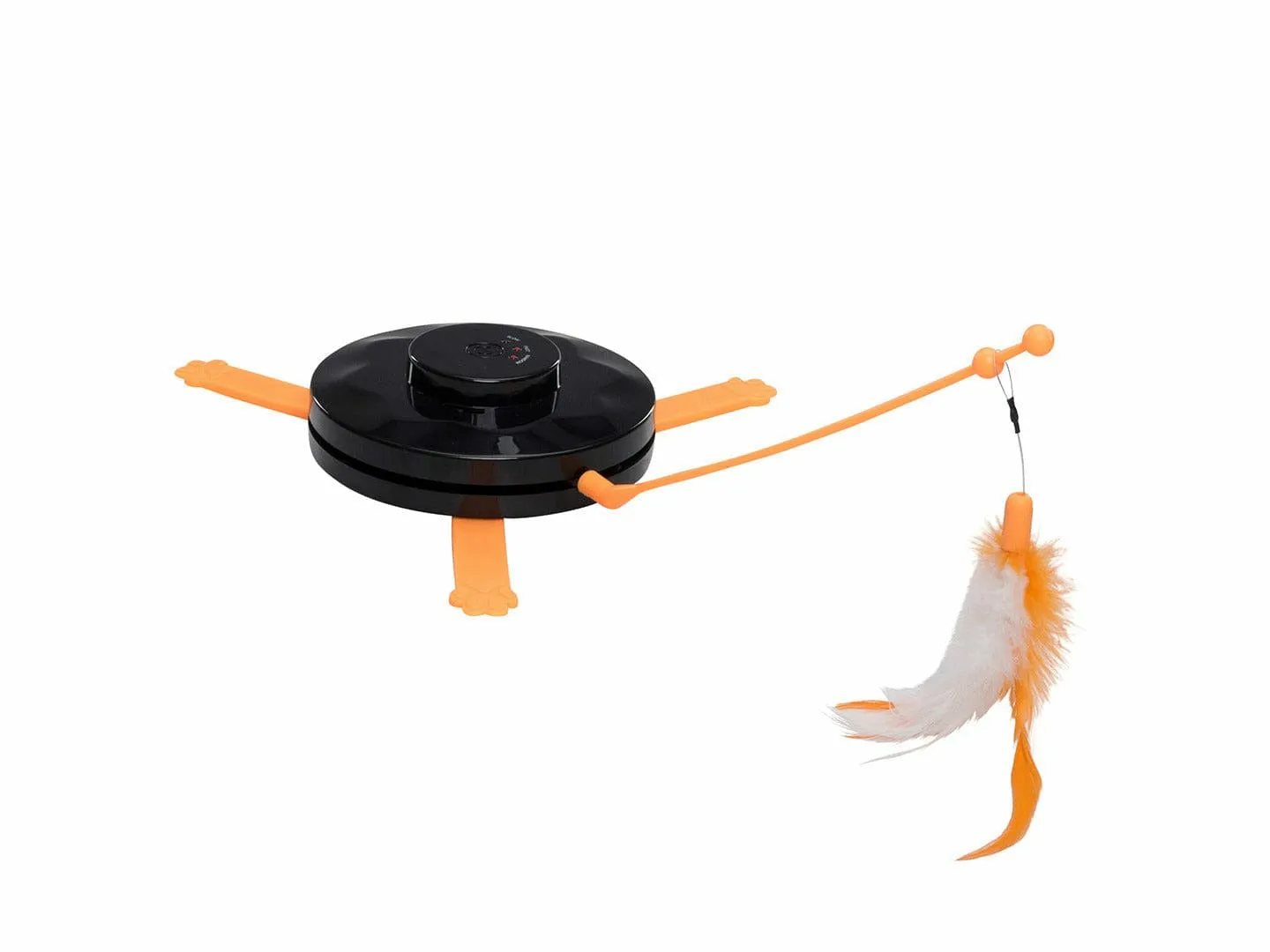Hide Interactive Cat Toy 15x15x6cm orange Pets Qatar