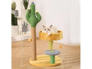 HOOPET Cactus Crawl with Nest Grab Board Toy-40*68cm Pets Qatar