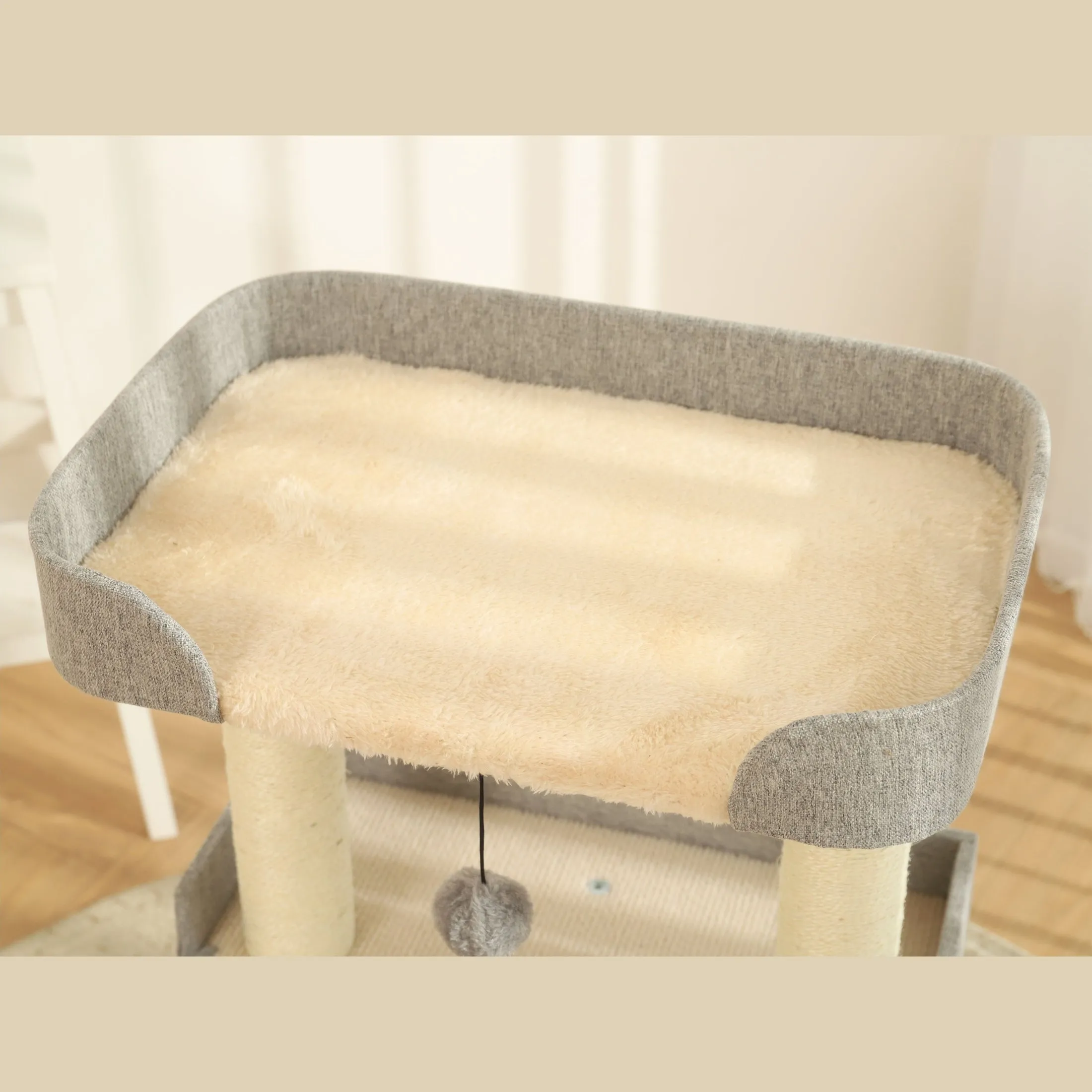 HOOPET cat fashion double climbing frame fall and winter upgrade Pets Qatar