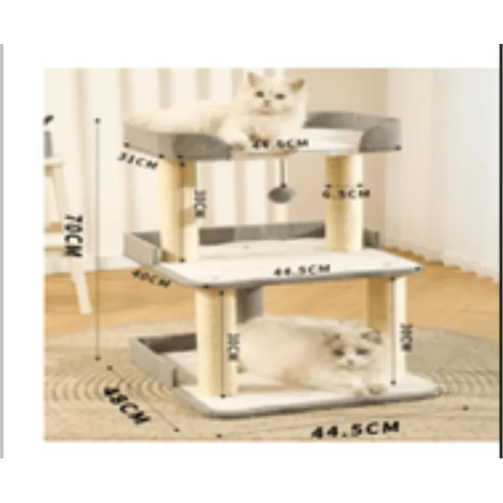 HOOPET cat fashion double climbing frame fall and winter upgrade Pets Qatar