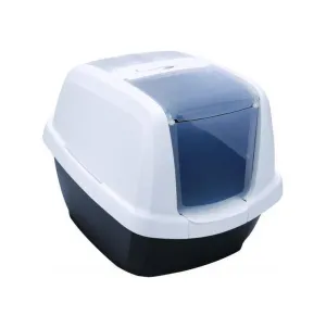 IMAC Maddy White/Anthracite Cat Litter Box Pets Qatar