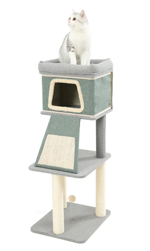 IMAC Tiragraffi Chanel Cat Scratching Post (49x40x106 cm) Pets Qatar