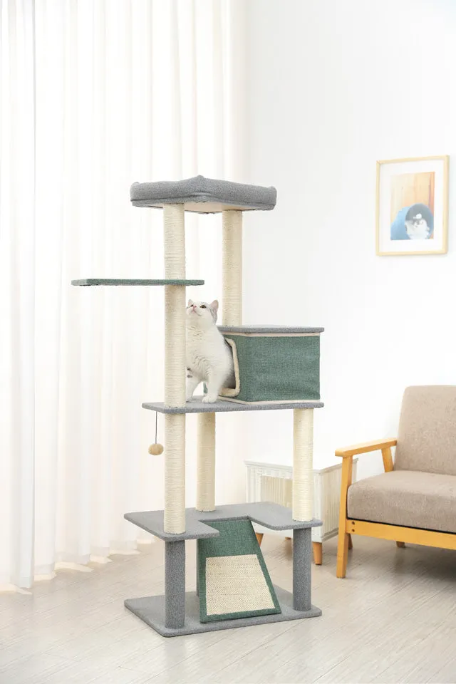 IMAC Tiragraffi Cindy Cat Scratching Post (60x40x147 cm) Pets Qatar