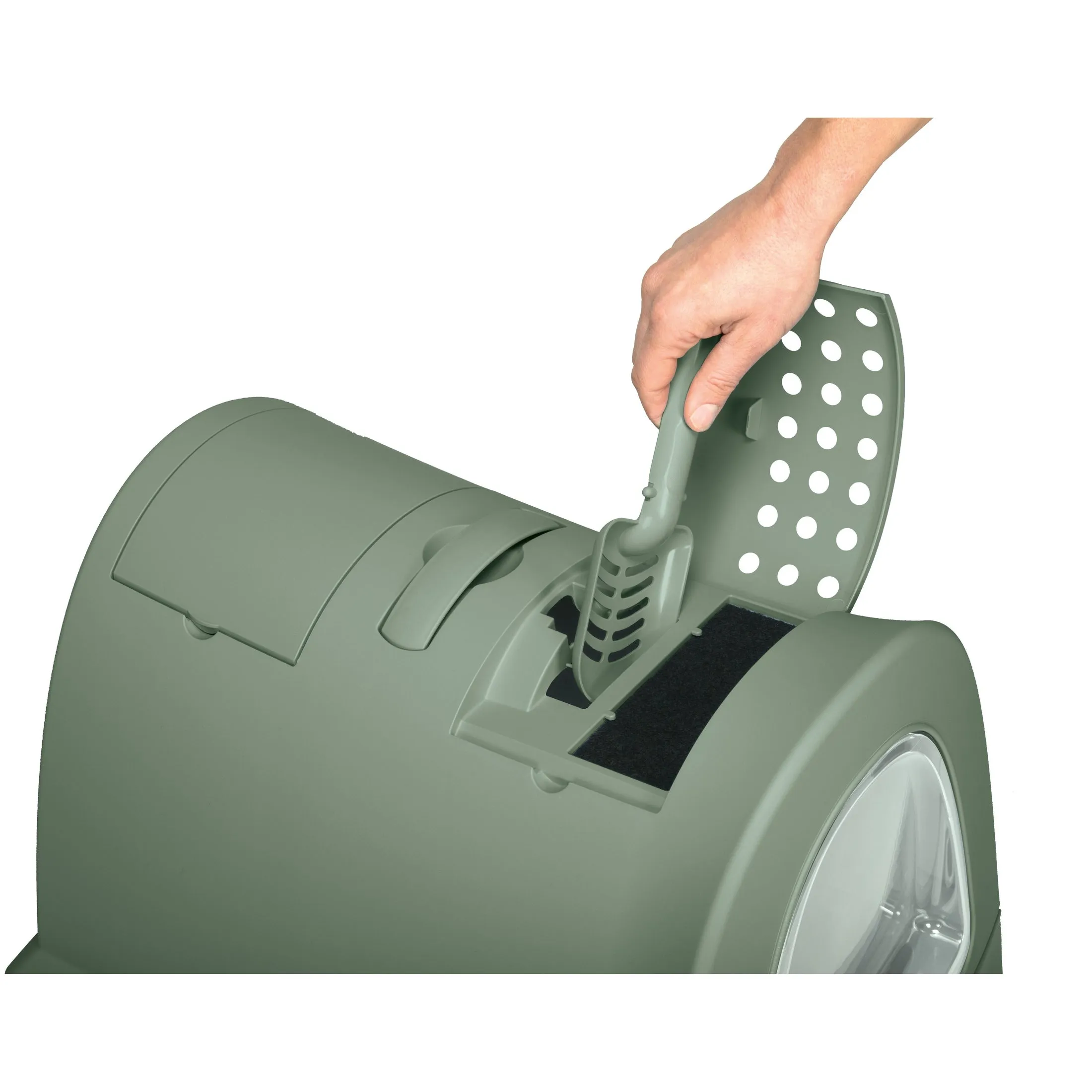 IMAC Zuma "2nd Life" Green Cat Litter Box Pets Qatar
