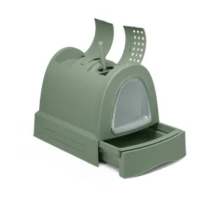 IMAC Zuma "2nd Life" Green Cat Litter Box Pets Qatar