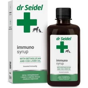 Immuno Syrup  with betaglucan and cod liver oil, boosted immunity 250 ml Pets Qatar