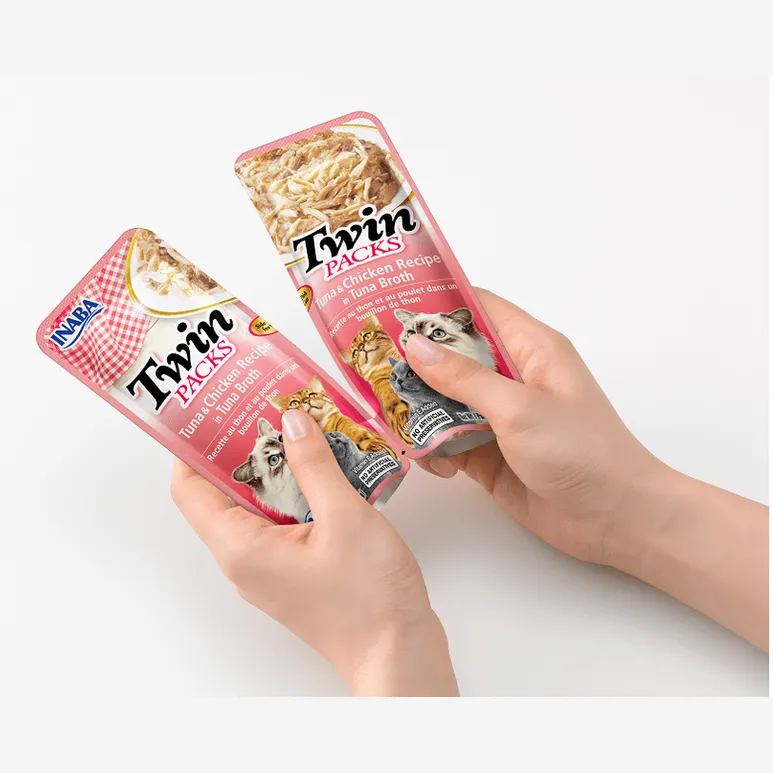 INABA Twin Packs Chicken Recipe in Chicken Broth 40gx2 Pets Qatar