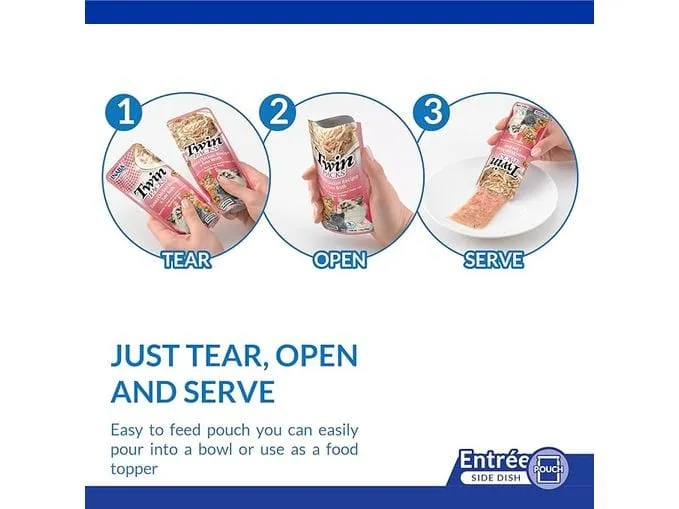 INABA Twin Packs Tuna & Chicken Recipe in Tuna Broth 40g 24 pcs Pets Qatar