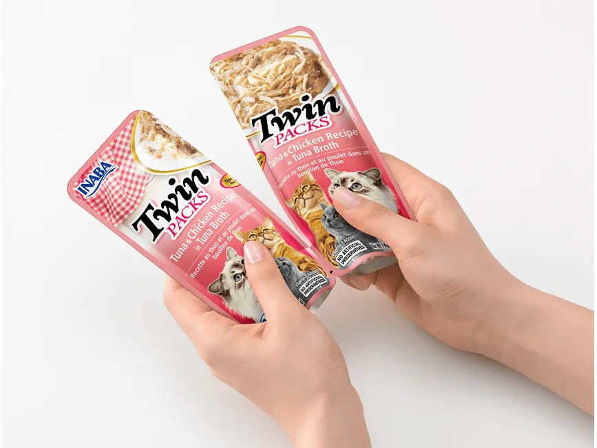 INABA Twin Packs Tuna & Chicken Recipe in Tuna Broth 40gx2 Pets Qatar