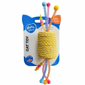 Jolly yellow roll with ropes 22x4,5x4,5cm yellow Pets Qatar