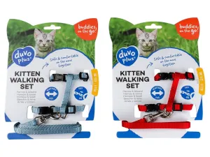 Kitten Walking Set Uni 15-25Cm / 8Mm-125Cm Mixed Colors Pets Qatar