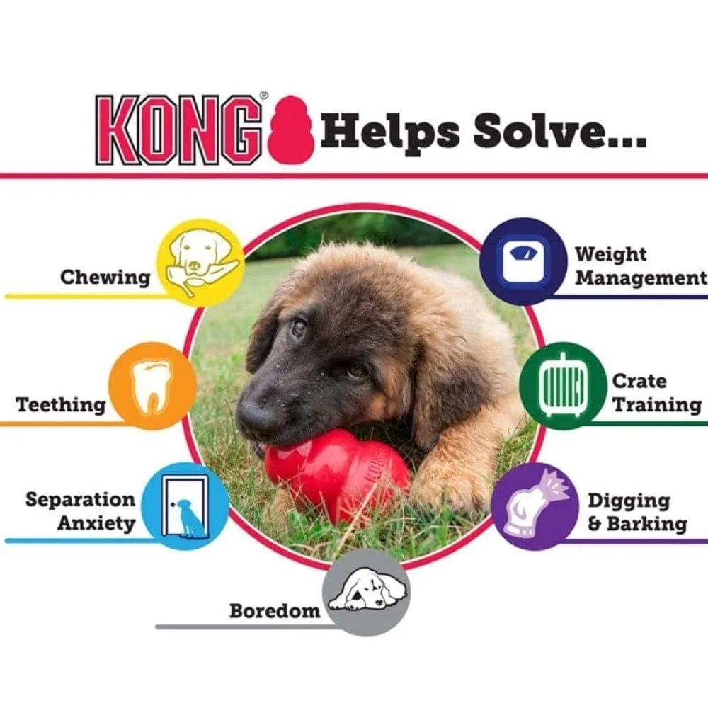 Kong Classic Toy for Dogs (Red) | For Aggressive Chewers