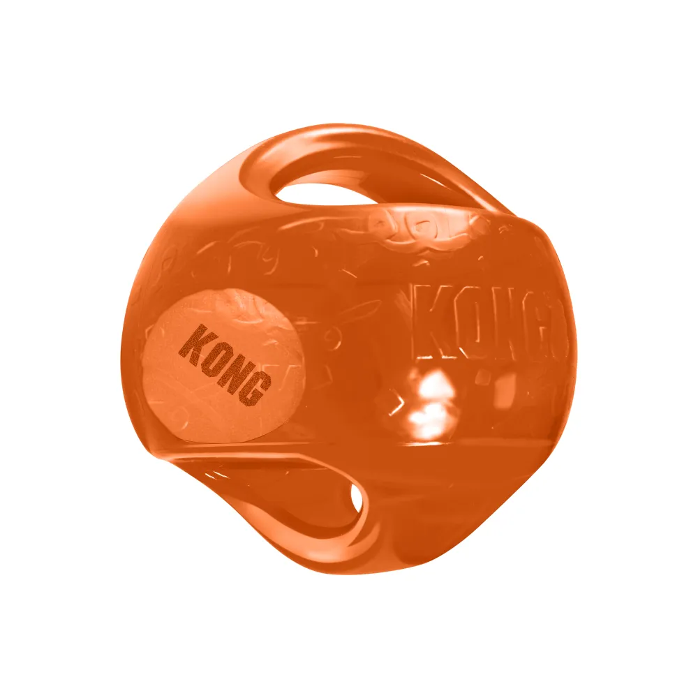 Kong Jumbler Interactive Squeaky Toy for Dogs (Orange)