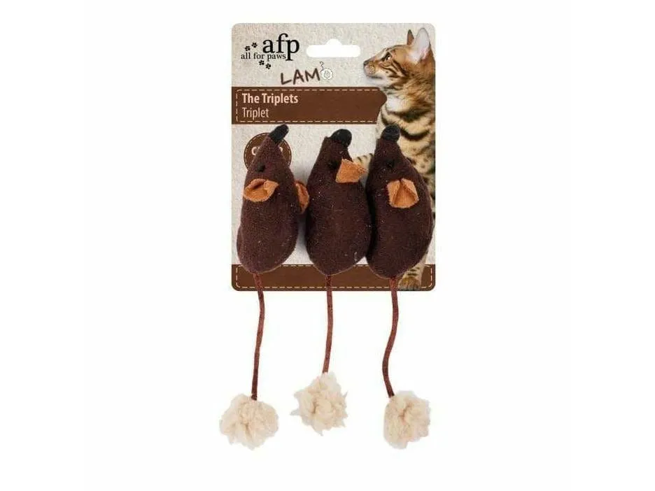 Lambswool The Triplets - Brown Pets Qatar