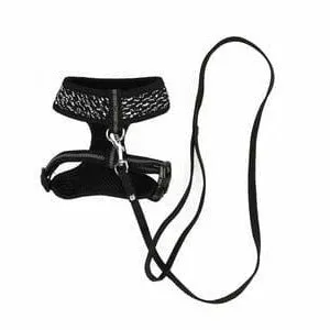 LETSGO Cat Harness & Leash Set -  Black Pets Qatar