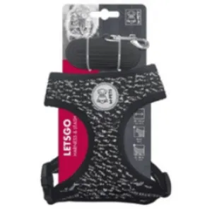 LETSGO Cat Harness & Leash Set -  Black Pets Qatar