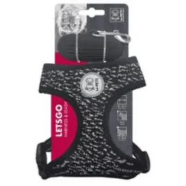 LETSGO Cat Harness & Leash Set -  Black Pets Qatar