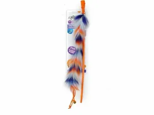 Long Fluff Wand - Orange Pets Qatar