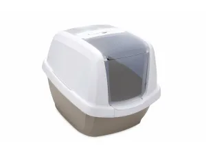 Maddy White/Brown Litter Box Pets Qatar