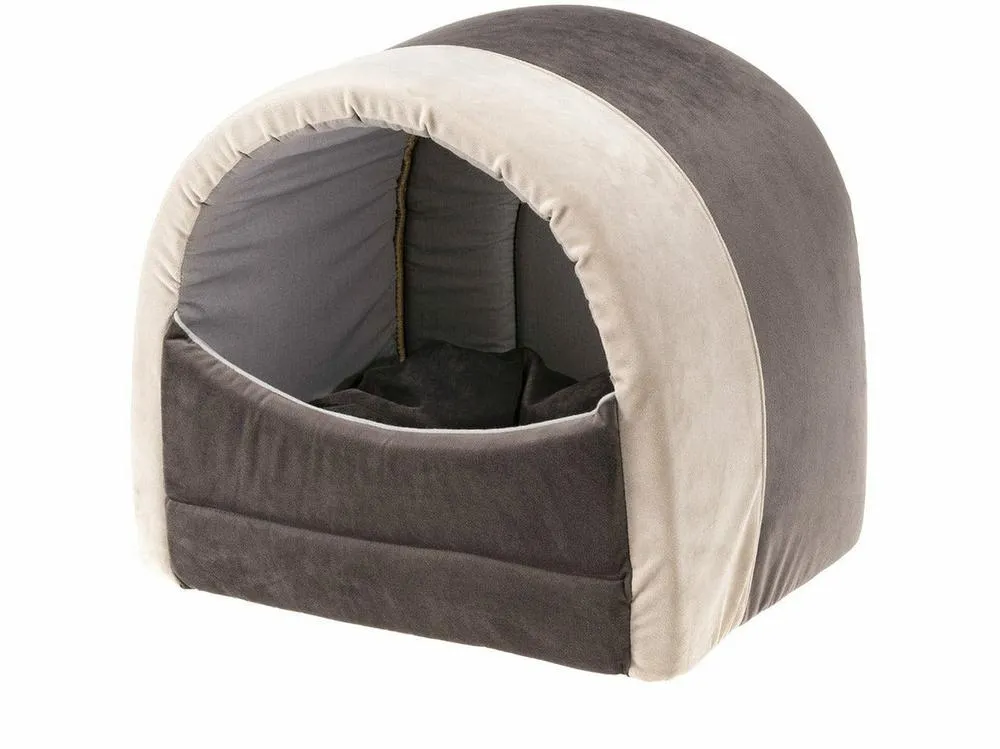 MAJESTY 20 GREY/BEIGE HOUSE BED Pets Qatar