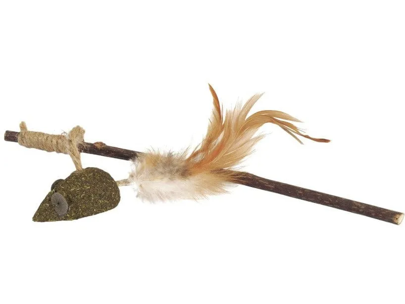 Matatabi Fishing Rod 25Cm, With Catnip Mouse Pets Qatar