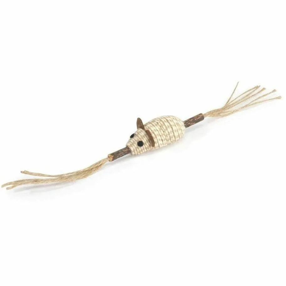 MATATABI stick with Jute Mouse Pets Qatar