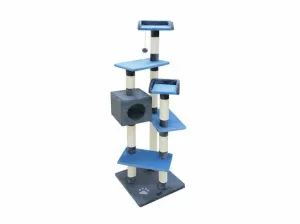 MATEUS Cat Pole - Blue-Beige Pets Qatar