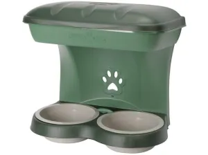Maxi Hanging Bowl Stand - Dove Grey Pets Qatar