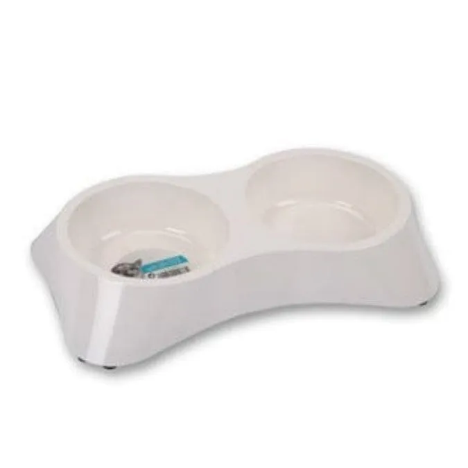 Melamine Bowl - 2x1700 ml Pets Qatar