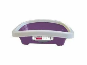 Memphis - Cat Litter Tray With Rim Turquoise, Green & Purple 59 X 48 X 19 Cm Pets Qatar