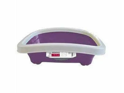 Memphis - Cat Litter Tray With Rim Turquoise, Green & Purple 59 X 48 X 19 Cm Pets Qatar
