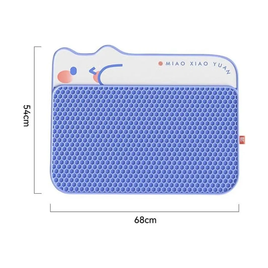 MeowSmart Colorful Double Litter Control Mat-68*54cm Pets Qatar