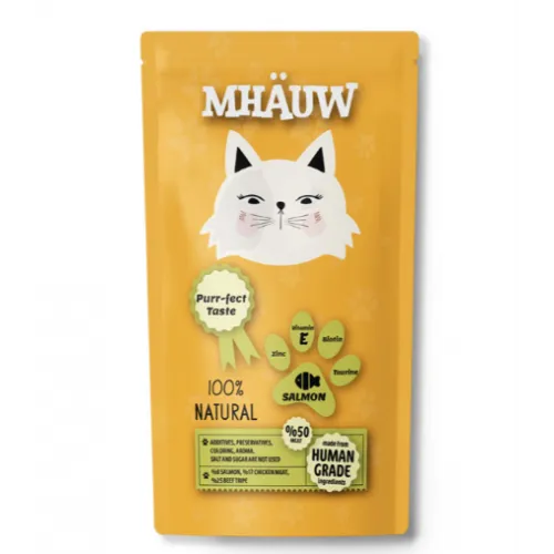MHAUW SALMON 80 G X 30 PIECES Pets Qatar