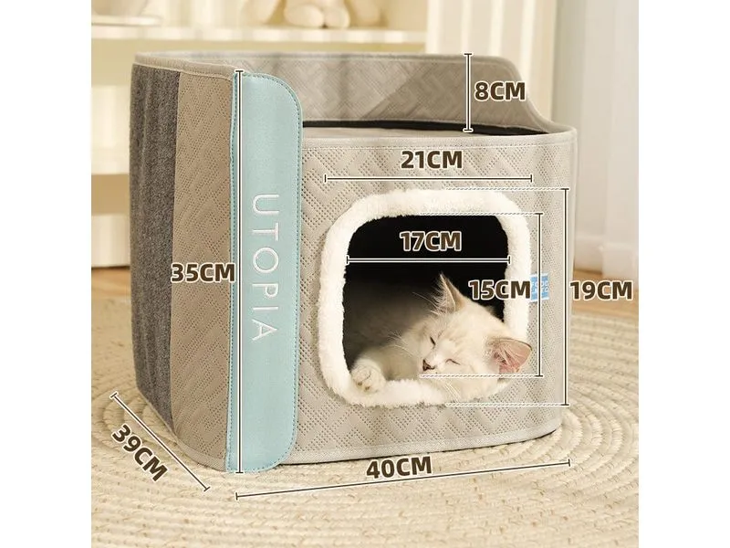 Moisture-proof Utopian Square Bucket Nest S As Photo S:39X39X34 Pets Qatar