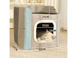Moisture-proof Utopian Square Bucket Nest S As Photo S:39X39X34 Pets Qatar