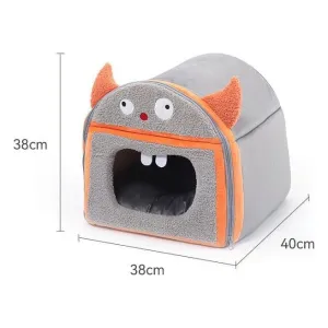 Monster yurt (grey large)Size: 40cm * 38cm * 38cm (H) Pets Qatar