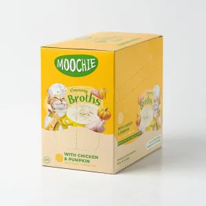 Moochie Broth Chicken & Pumpkin  16x40g Pouchs Pets Qatar