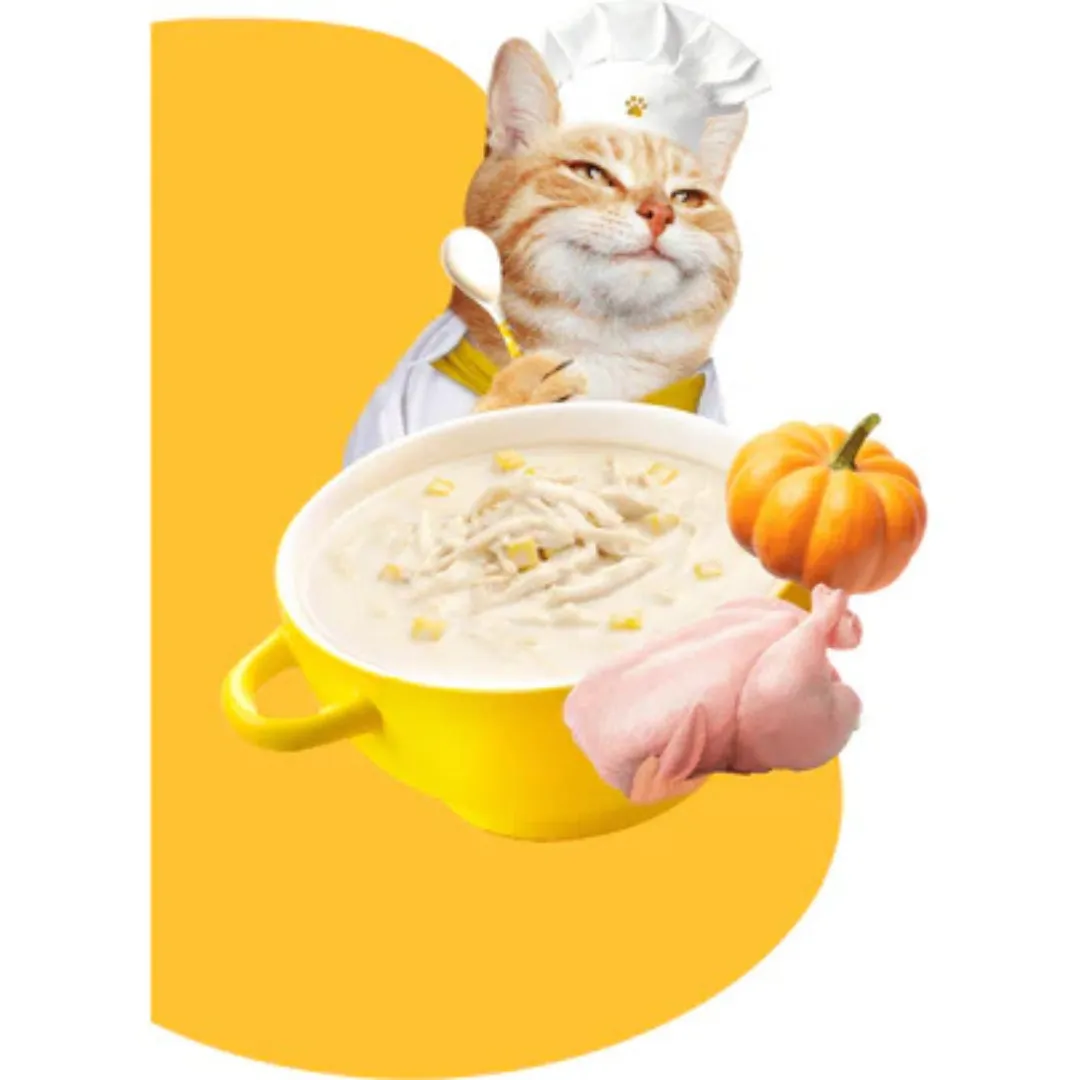 Moochie Broth Chicken & Pumpkin   40G  Pouch Pets Qatar