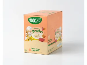 Moochie Broth Tuna & Salmon 16x40g Pouchs Pets Qatar