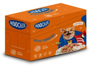 Moochie CASSEROLE WITH DUCK (BOOST IMMUNE) 12x85g Pouchs Pets Qatar