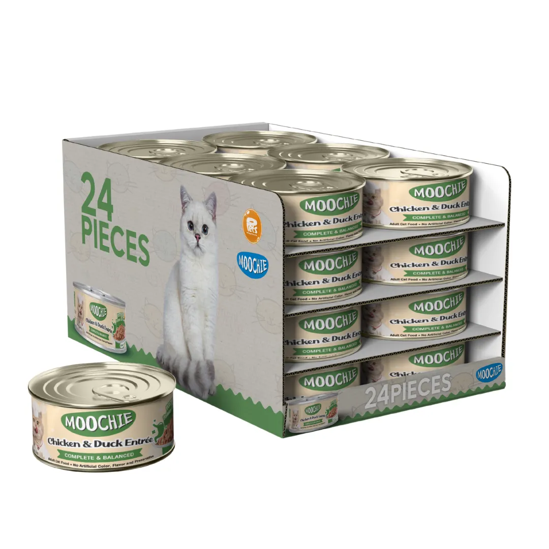MOOCHIE CHICKEN & DUCK ENTREE 24X85g Pets Qatar