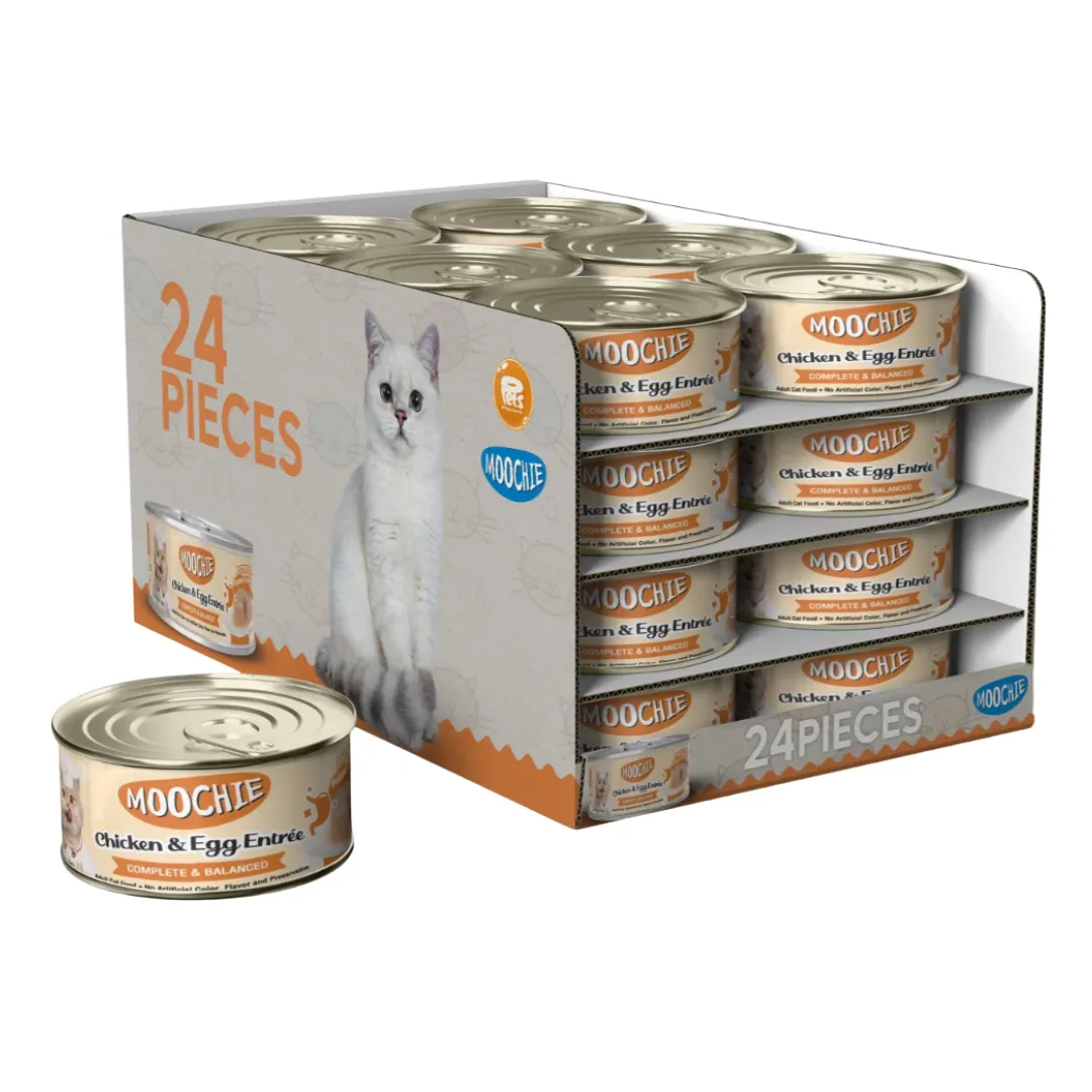 MOOCHIE CHICKEN & EGG ENTREE 24X85g Pets Qatar