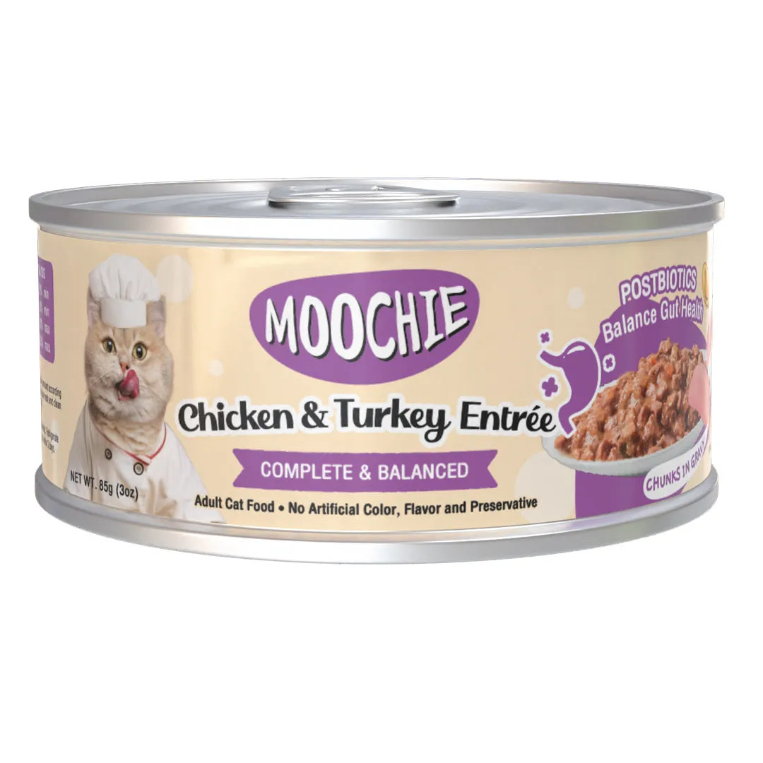 MOOCHIE CHICKEN & TURKEY ENTREE 85g Pets Qatar