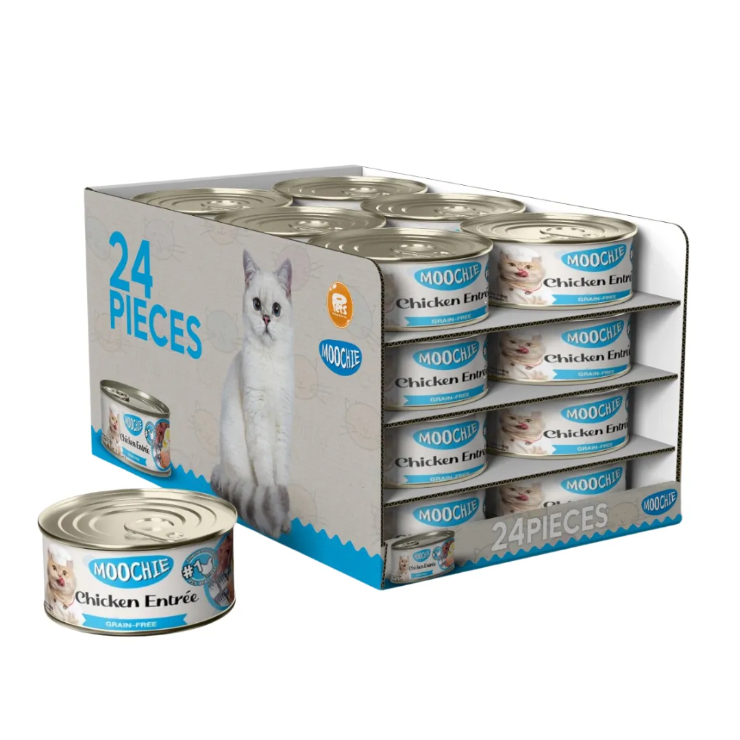 MOOCHIE CHICKEN ENTREE 24X85g Pets Qatar
