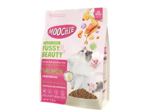 MOOCHIE FUSSY & BEAUTY CAT FOOD SALMON FLAVOUR 1.2kg Pets Qatar