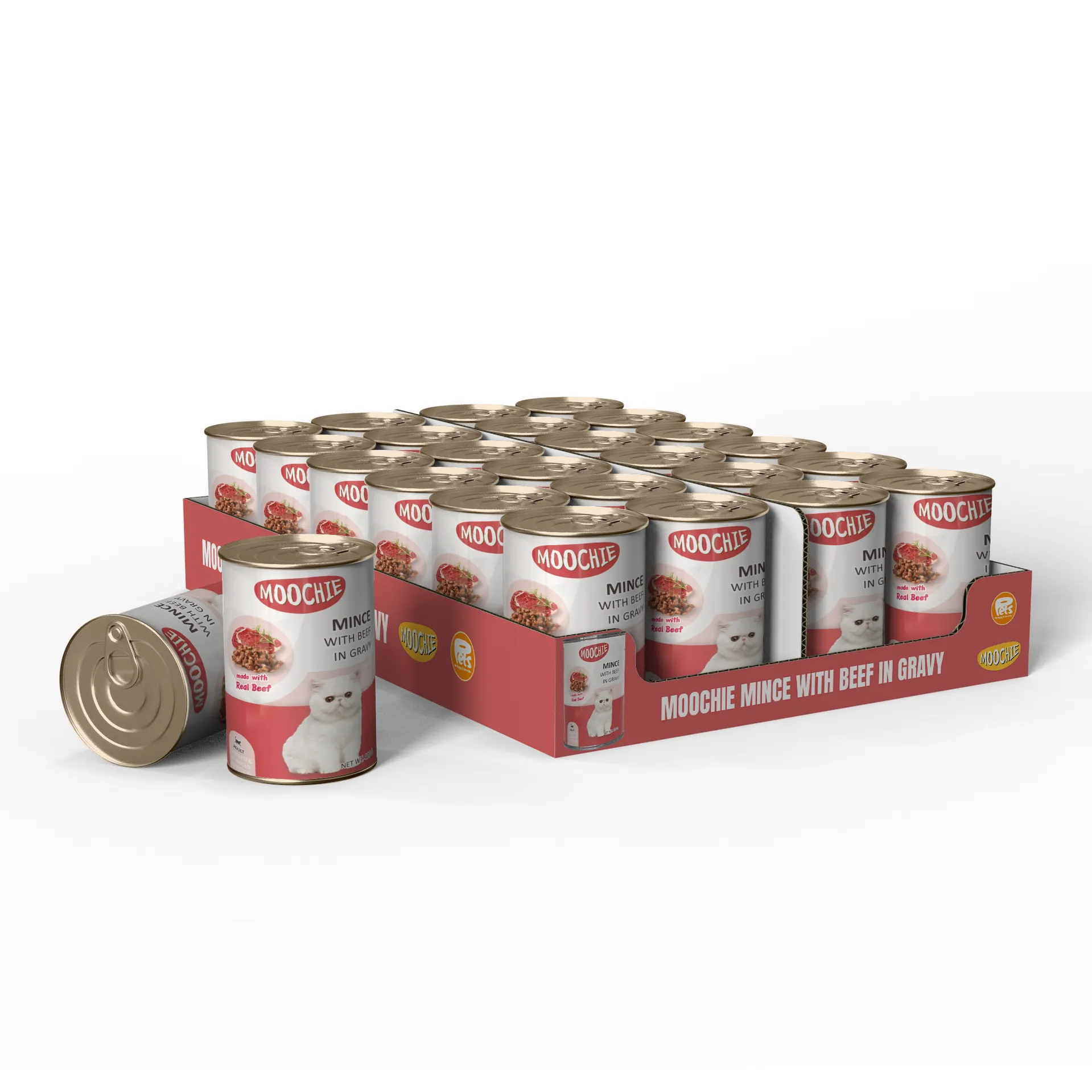 MOOCHIE MINCE WITH BEEF IN GRAVY 24X400g Pets Qatar