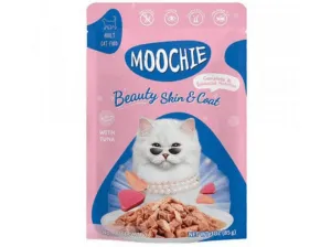 Moochie Mince With Tuna (Beaty Skin & Coat) 70G  Pouch Pets Qatar
