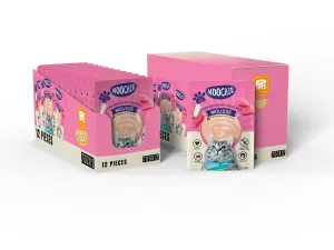 MOOCHIE MOUSSE TUNA WITH GOATMILK 12x70g Pouchs Pets Qatar