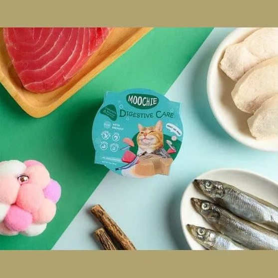 MOOCHIE PATE WITH ANCHOVY (DIGESTIVE CARE) 12x85g Cups Pets Qatar