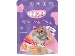 Moochie Pate With Prawn (Hairball Care)  70G  Pouch Pets Qatar